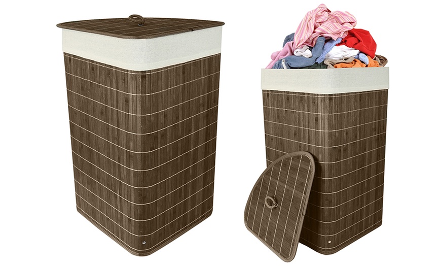 Image 2: Bamboo Laundry Basket