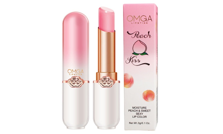 Image 1: Two-Piece Colour Changing Moisturising Lipstick