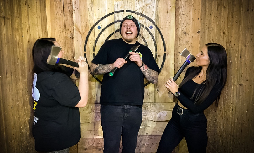 Image 5: Axe Throwing for Two to Six with Private Lanes & Certified Instructors