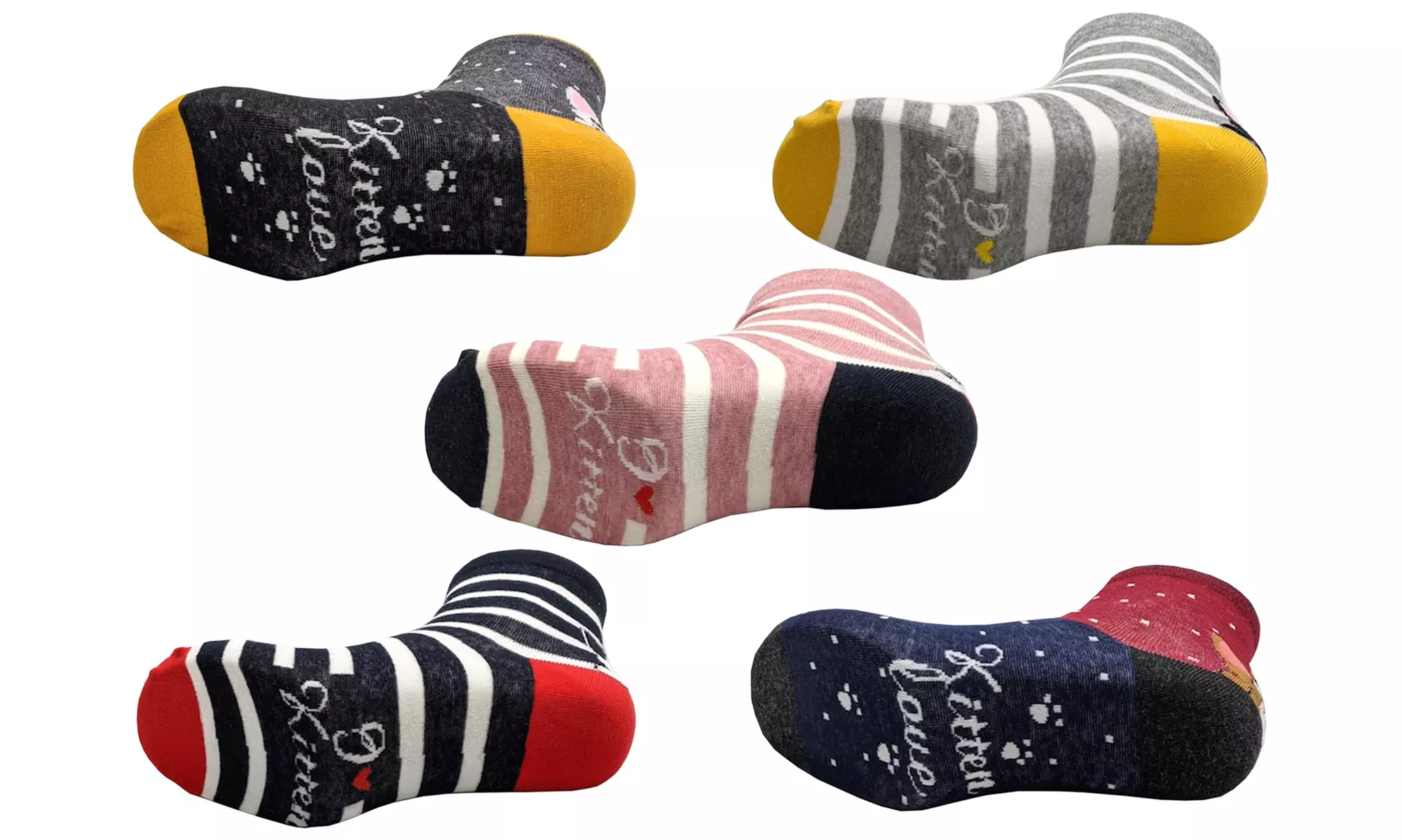 Lot de 5 paires de chaussettes en coton Bob Kitten - Image 6