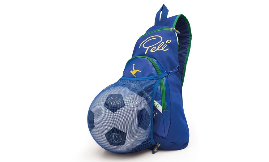 Image 4: Pele Sports Backpack and Football