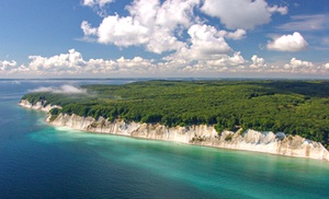 Rügen: tweepersoonskamer met balkon en halfpension