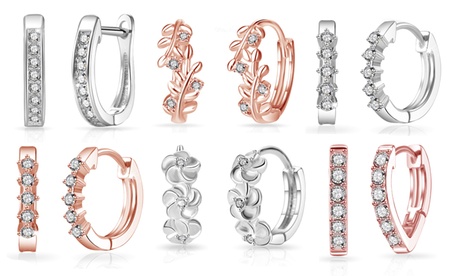 1 o 3 paia di orecchini Philip Jones con cristalli Swarovski®, disponibili in 5 modelli e vari colori