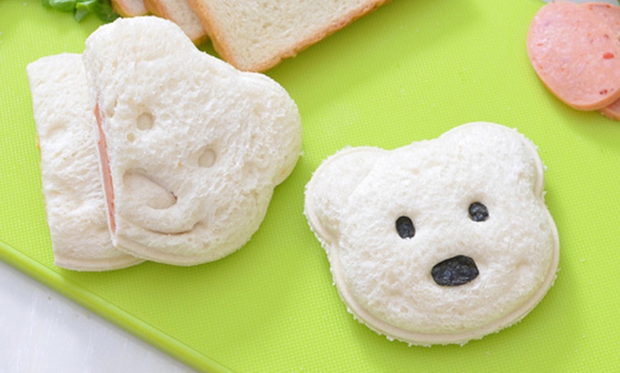 Image 7: Bear-Shaped Sandwich Mould