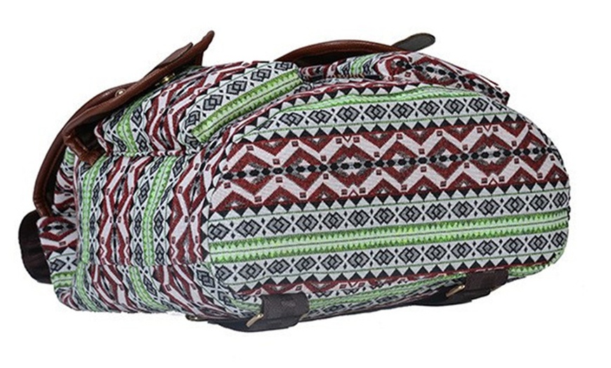 Image 10: Vintage Pattern Backpack