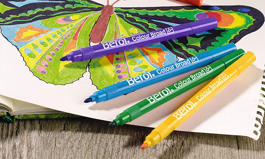 Image 5: 42 or 288 Berol Assorted Colouring Pens