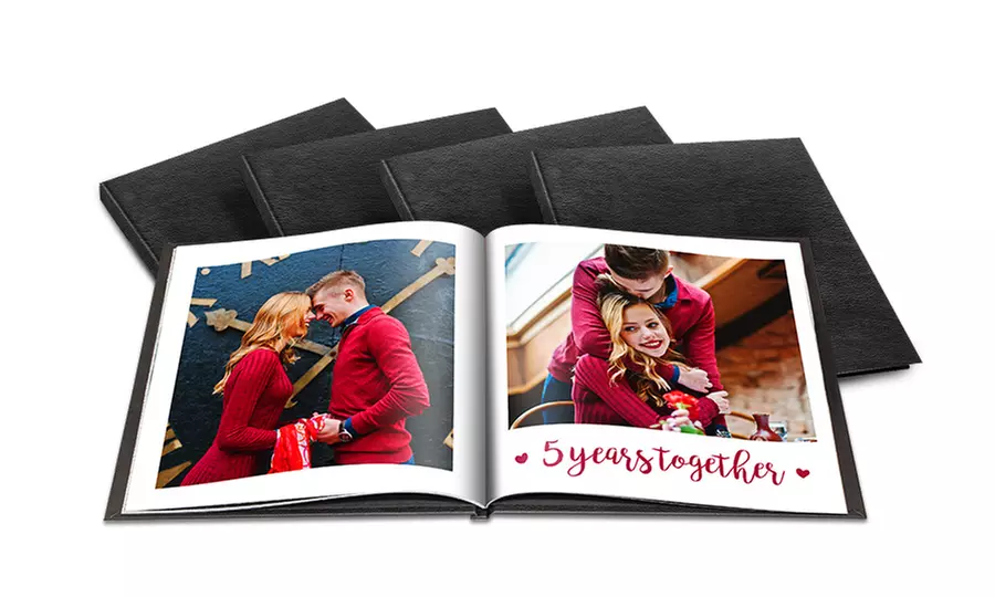 Custom 40-Page Luxury Leather Photo Books from Printerpix (Up to 96% Off) - Primary Image