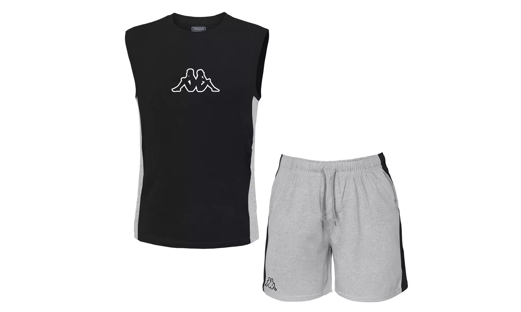 Completo uomo corto Kappa homewear-sleepwear in 100% cotone