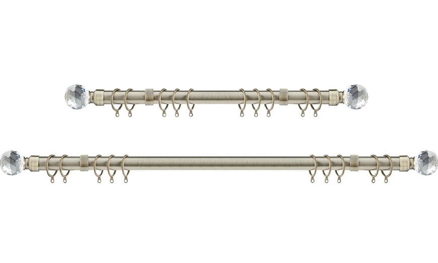 Image 19: Extendable Curtain Pole Set