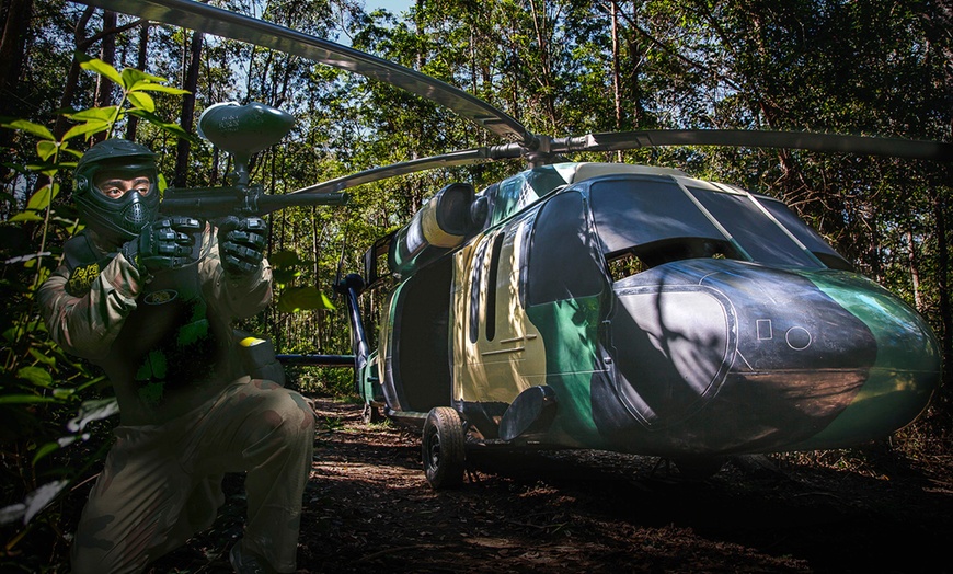 Image 3: Paintball Game + Equipment