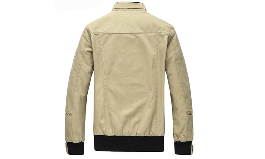 Image 6: Men's Ribbed Collar Jacket