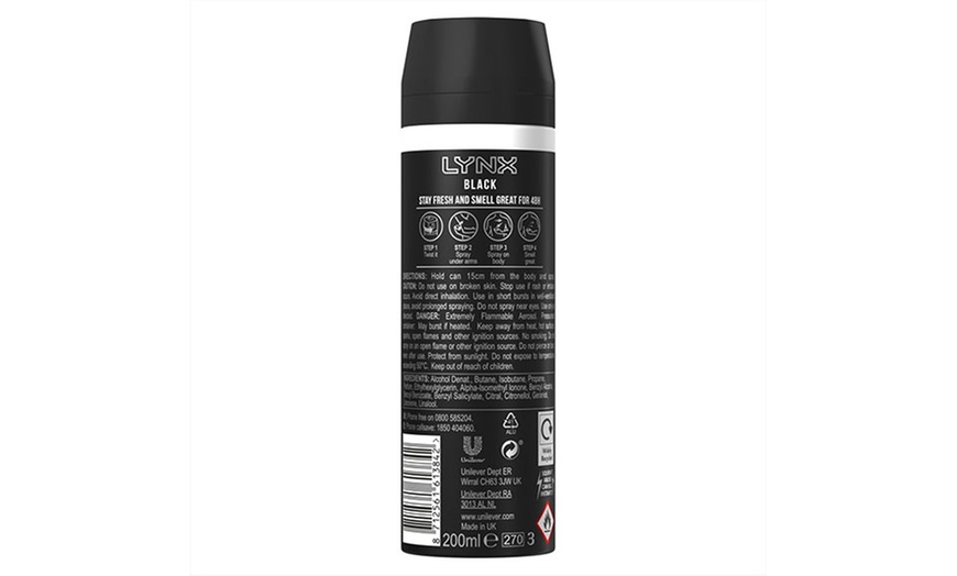 Image 9: Six-Pack of Lynx 150ml or 200ml Deodorant Body Sprays