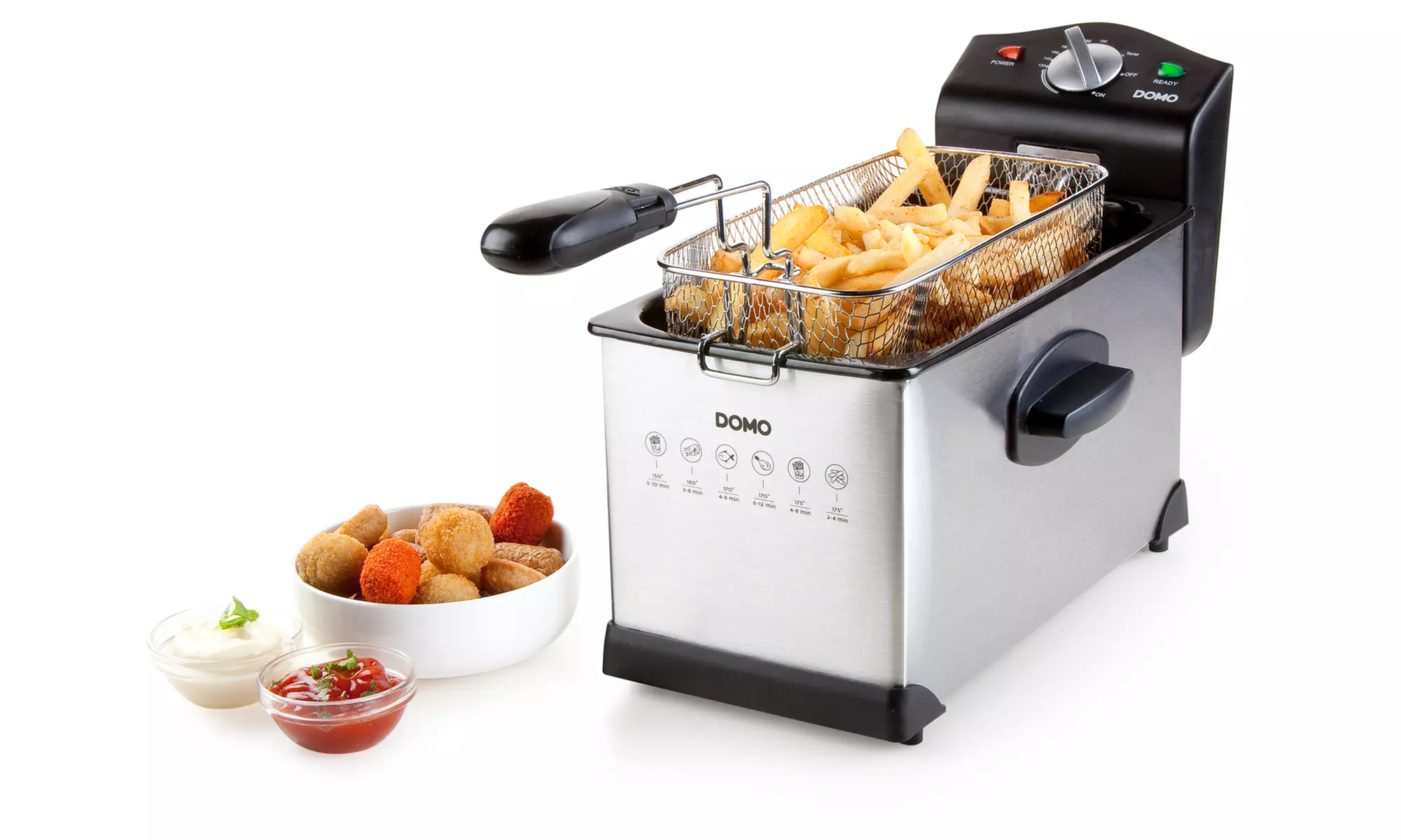 Friteuse inox Domo 3L - Primary Image