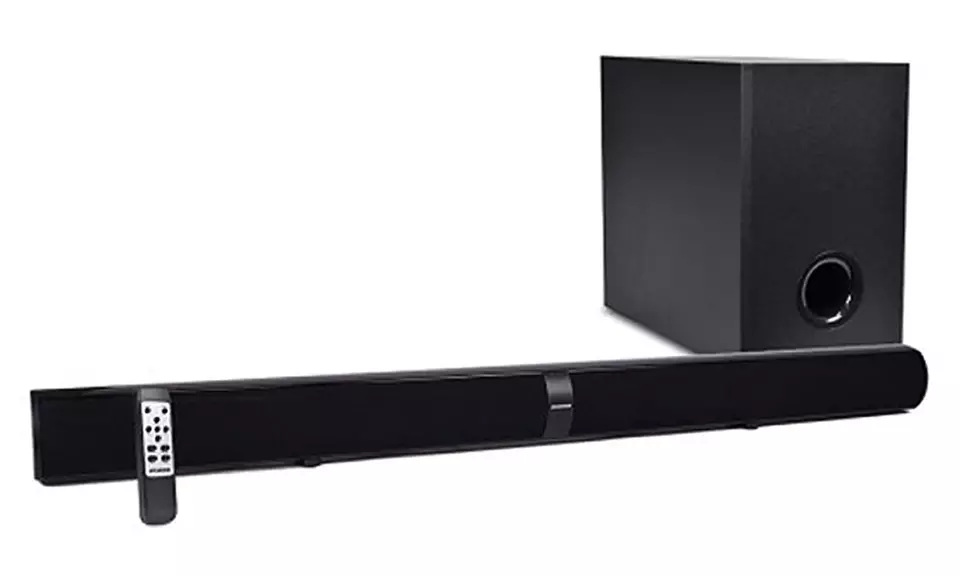 Sylvania 37" 2.1-Channel Bluetooth Sound Bar with Wireless Subwoofer (Refurbished) - Primary Image