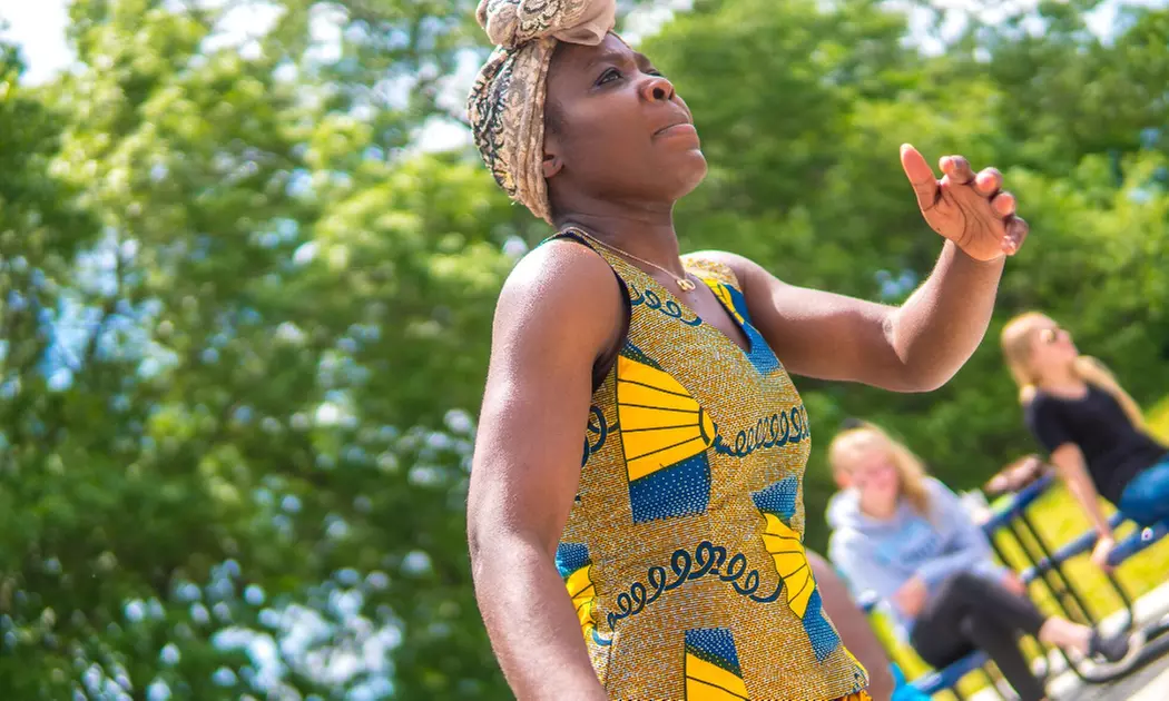 Two, Four, or Eight 60-Minute in-Person or Zoom Simdaca Moov Afromix Dance Classes from SIMDACA (Up to 18% Off) - Primary Image