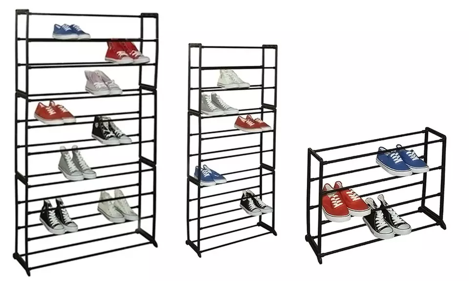 Sunbeam 12-, 30-, or 50-Pair Shoe Racks - Primary Image