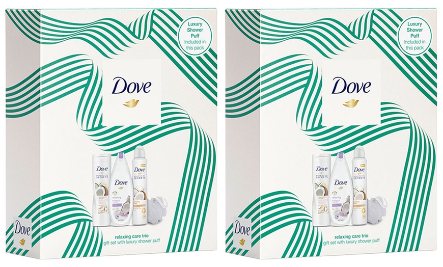 Image 4: Dove Relaxing Care Trio Gift Set