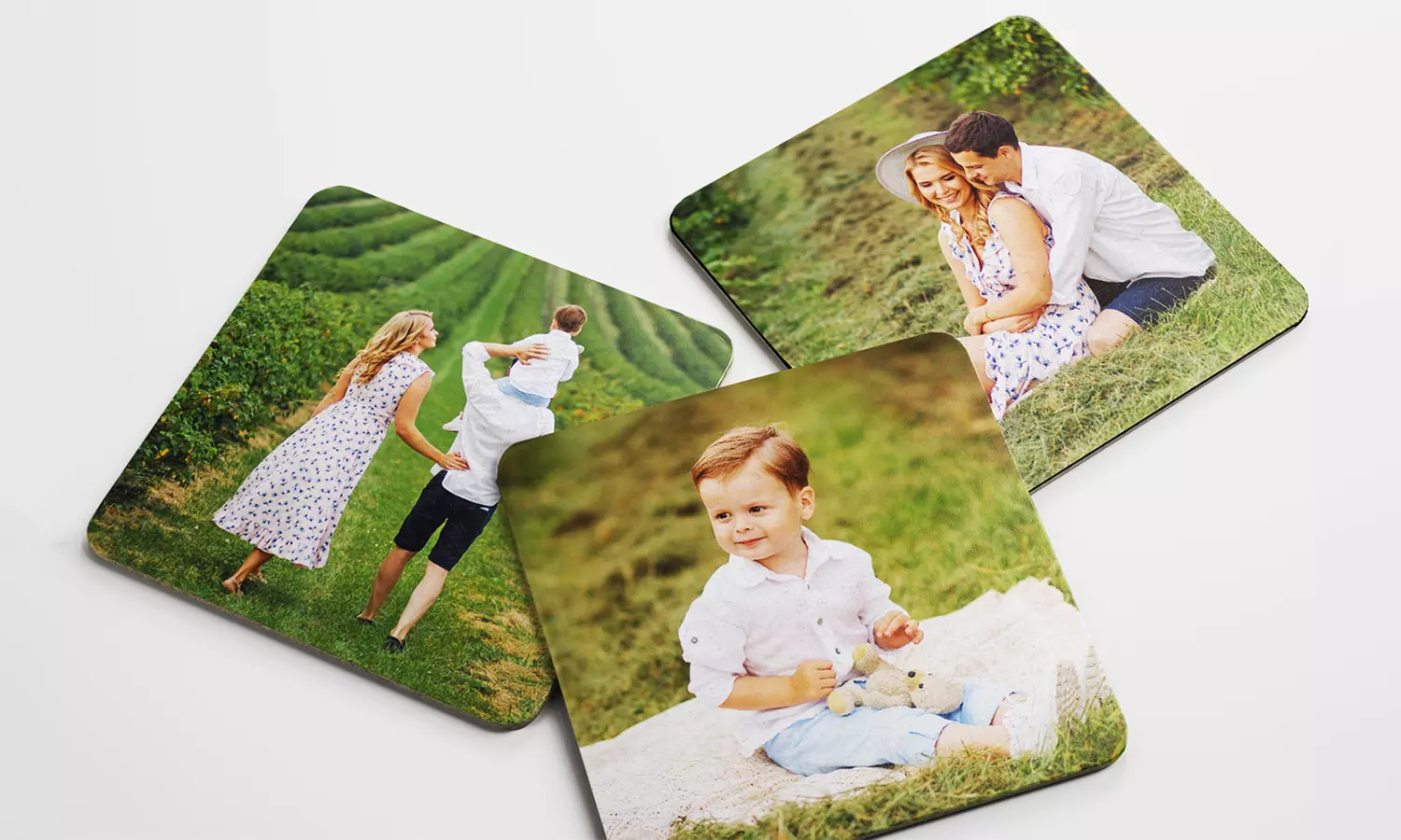 Set de dessous de verre personnalisables sur Hello déco