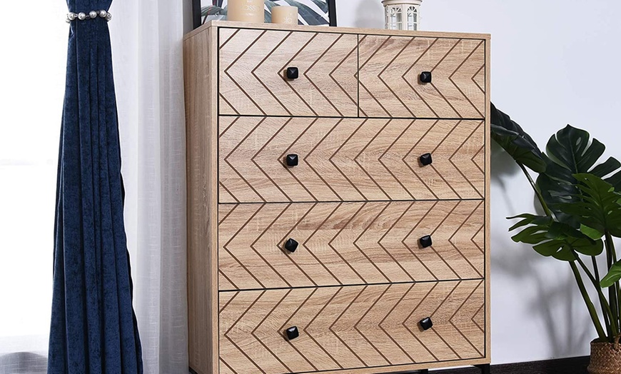 Image 14: Zig-Zag Drawer Cabinet