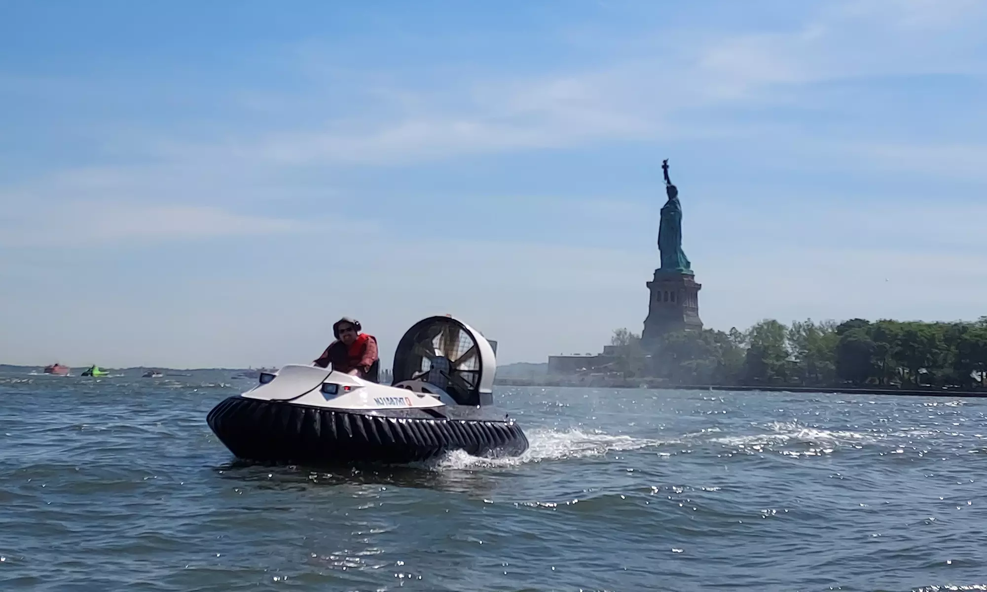 Exhilarating Hovercraft Adventure Over Iconic New York Landmarks: Two-Hour Hovercraft Tour for One, Two or Three - Primary Image