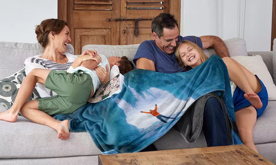 Personalised Photo Blanket from Photo Gifts