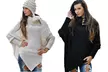 1x oder 2x Damen-Poncho in der Farbe nach Wahl - Second Medium
