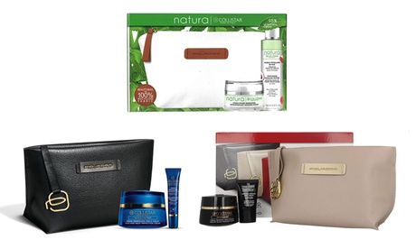 Set Regalo Collistar con Creme viso, Contorno occhi e linee di trattamento eborsa Piquadro omaggio