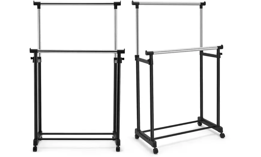 Image 2: Porte-vêtements mobile