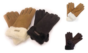 Unisex Fluffy Shearling Gloves