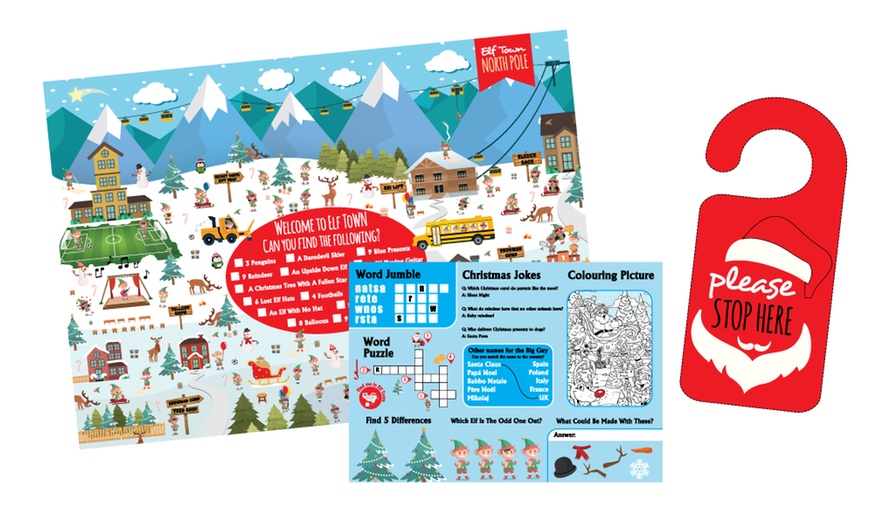 Image 3: 1, 2, or 3 Personalised Santa Letters & Activity Pack - Free Delivery