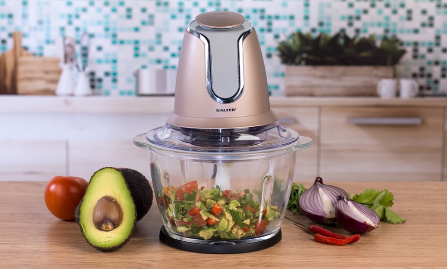 Image 2: Electric Glass Food Chopper