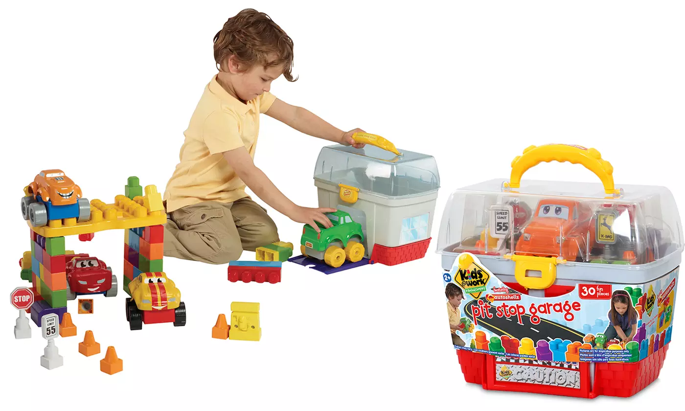 Amloid Autoshellz Pit Stop Garage Set (30-Piece) - Primary Image
