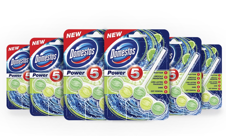 Image 4: Domestos Power 5 Rim Blocks 55g