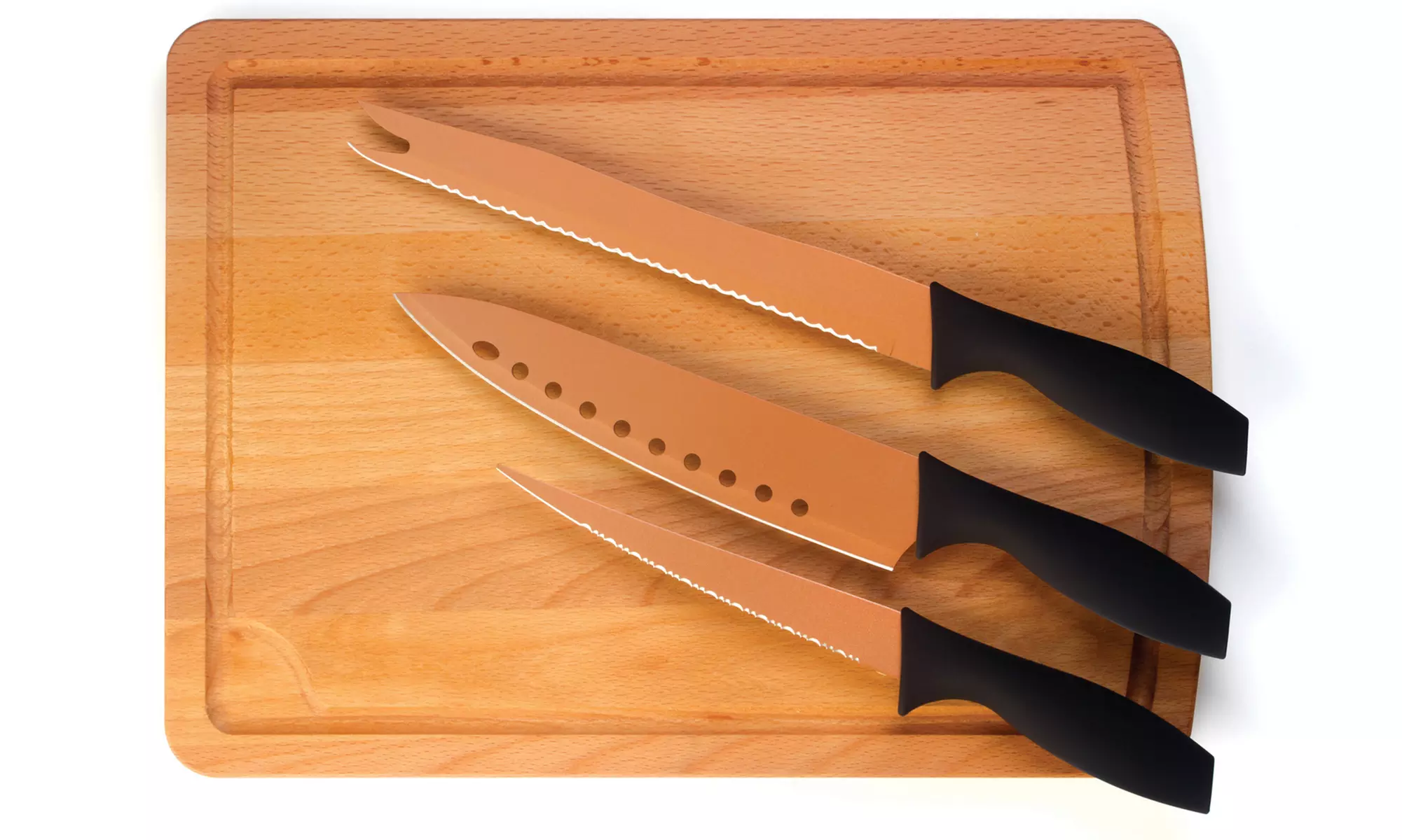 Copper Kitchen Knife Set (3-Piece) - Primary Image