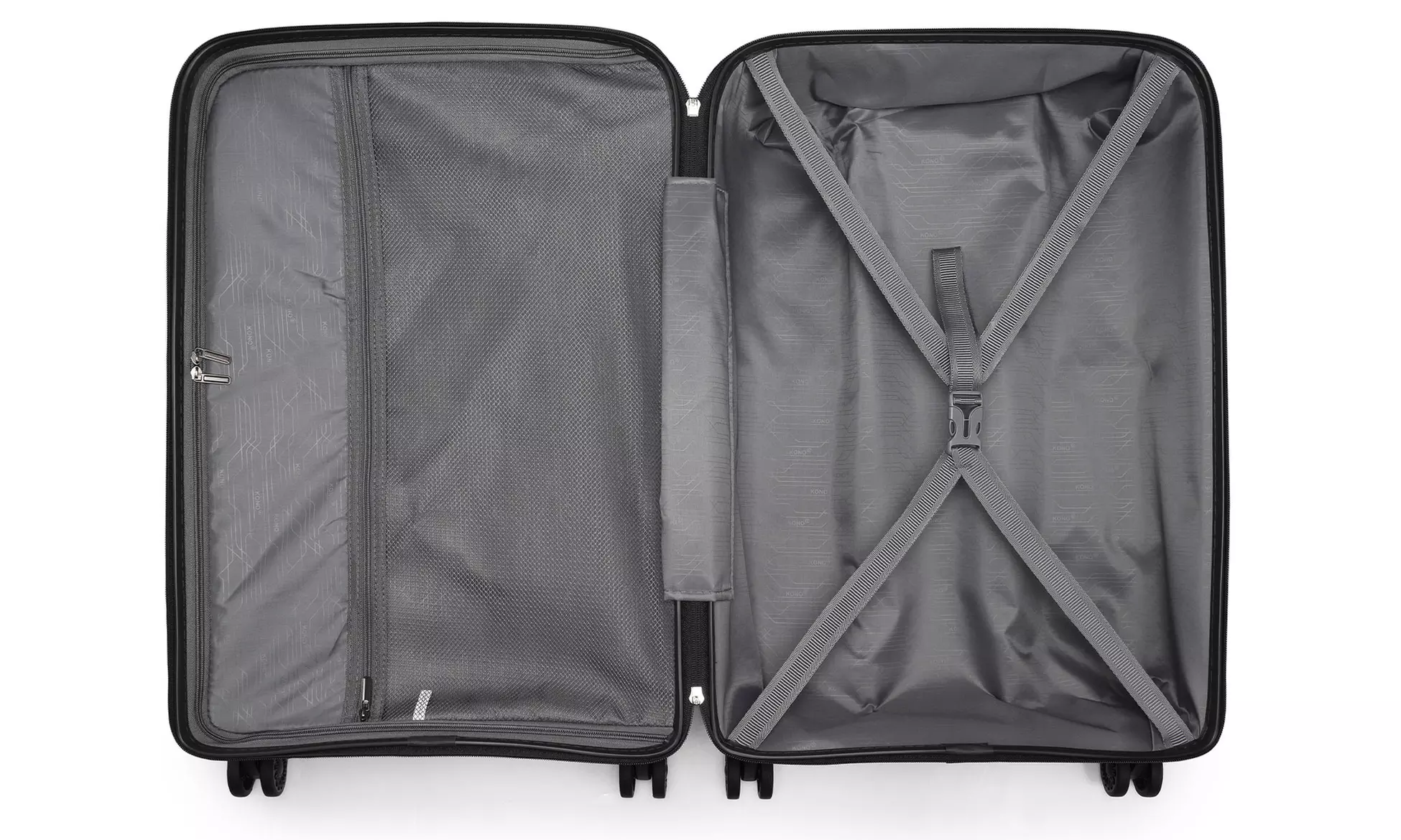 Pack de maletas rígidas y mochila impermeable de cabina