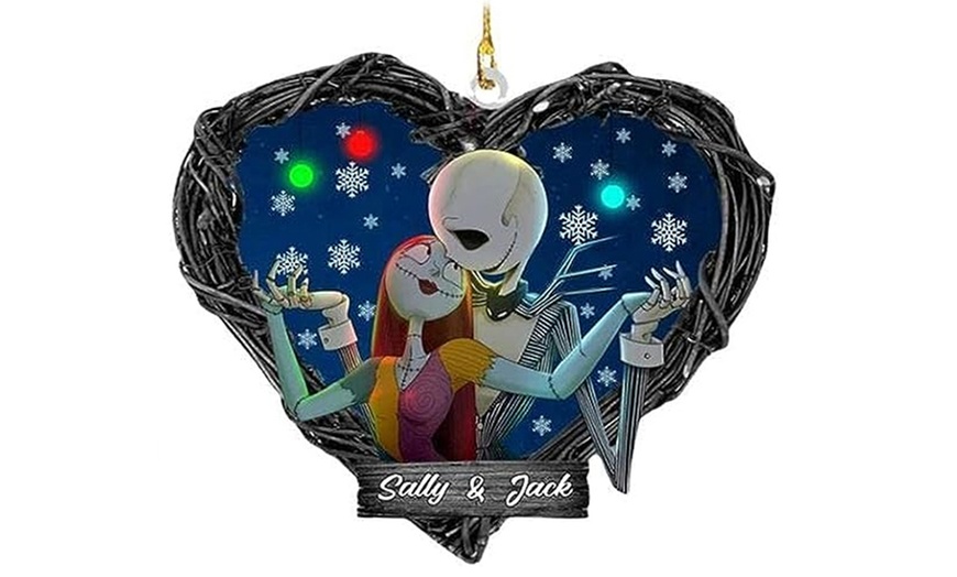 Image 10: Nightmare Before Christmas Inspired Christmas Tree Hanging Ornaments