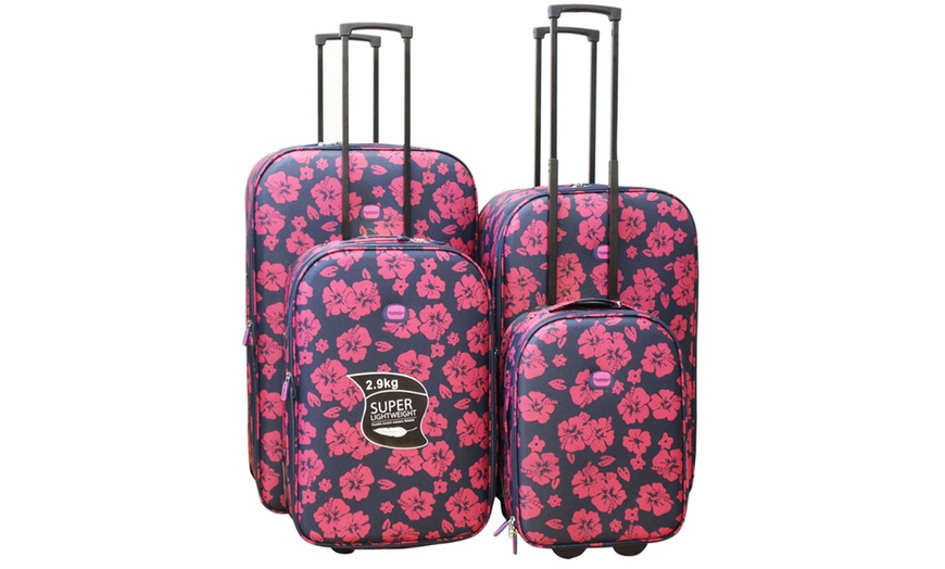 Image 2: Five Soft Shell Suitcases