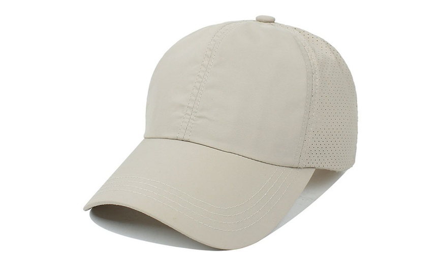 Image 4: Women's Criss-Cross Ponytail Baseball Cap