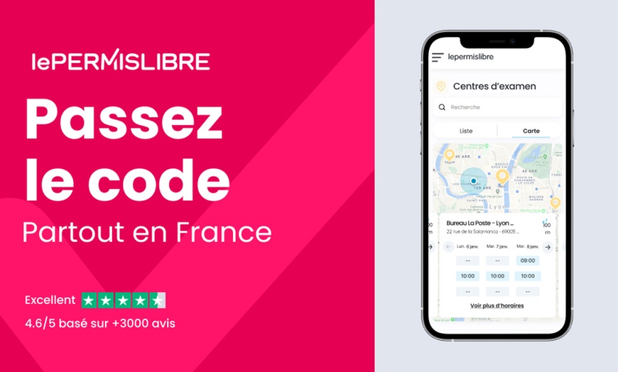Image 4: Pack permis avec code et heure de conduite avec Le Permis Libre