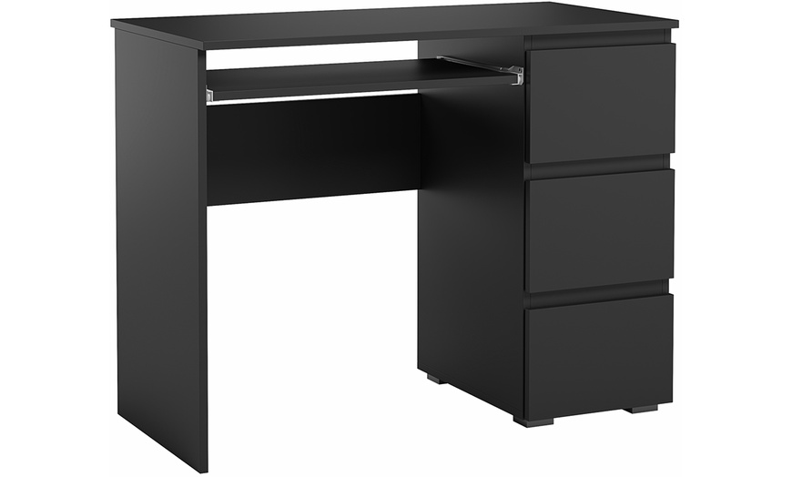 Image 6: Desk with Three Drawers