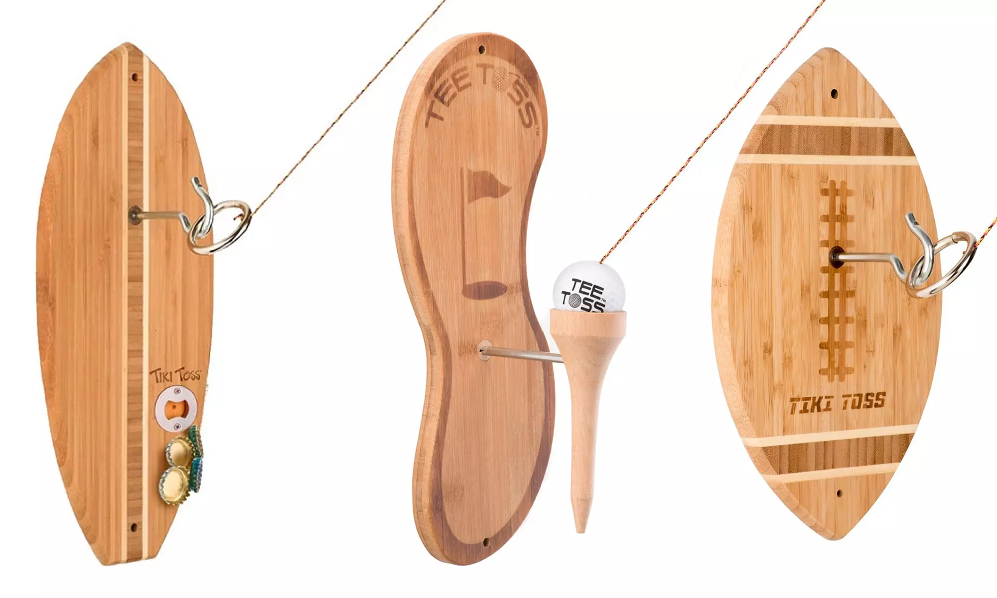Tiki Toss Hook and Ring Game - Primary Image