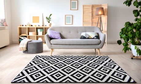 Tapis motif losanges modèle Tavla de la marque Tapis Nazar