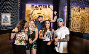 Up to 52% Off 60-Minutes of Axe Throwing at Master Axe