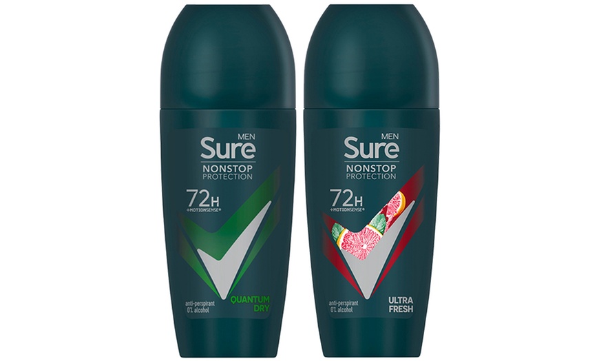 Image 1: 50ml Sure Men's Roll-On Antiperspirant Deodorant