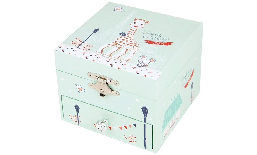 Image 1: Sophie La Giraffe Paris Music Box