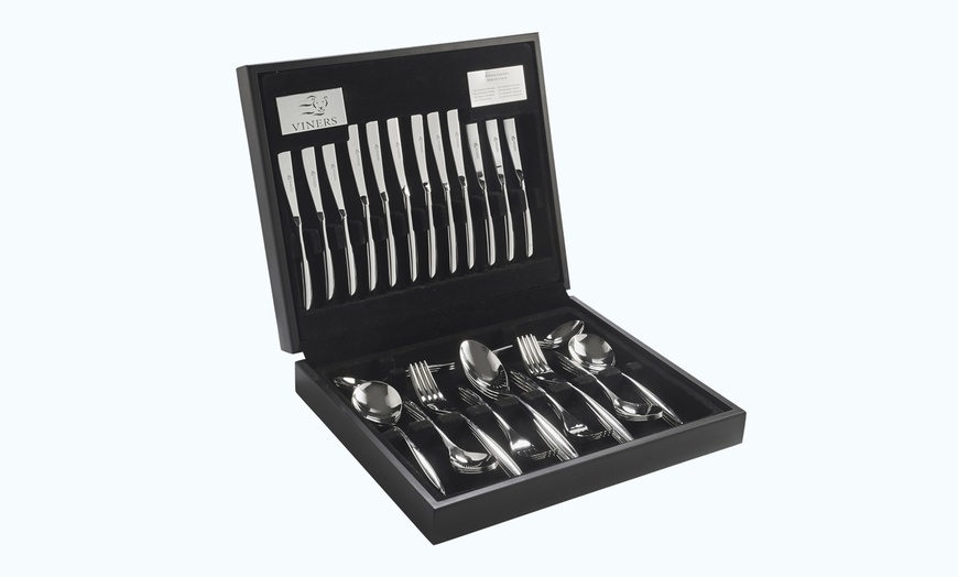 Image 1: Viners 44-Piece Cutlery Set