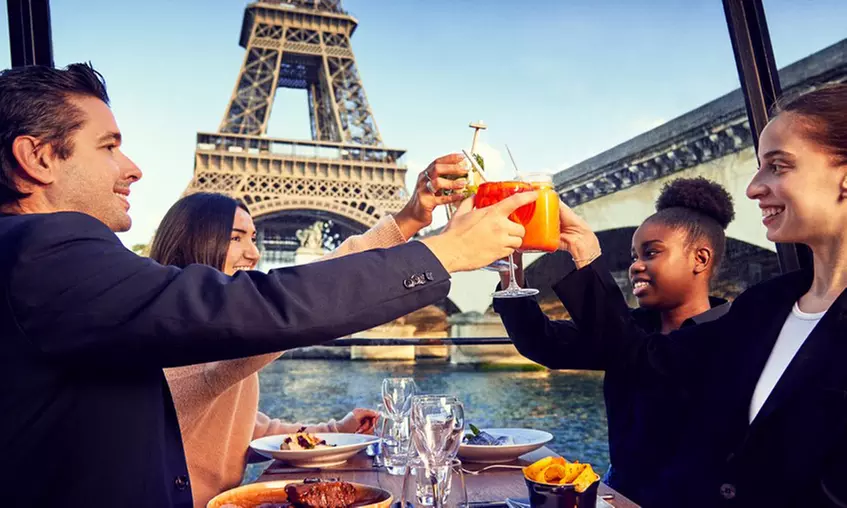 Formule déjeuner ou dîner croisière au choix sur la Seine