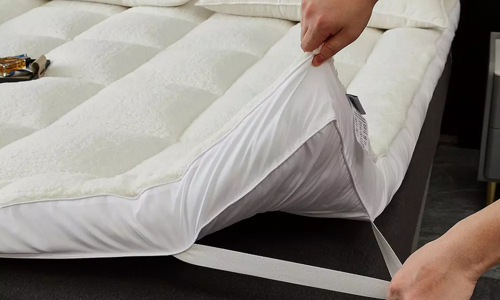 Reversible All-Season 10cm Teddy Mattress Topper