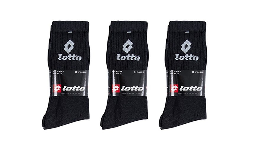 Image 4: 9 Pairs of Lotto Men's Socks 