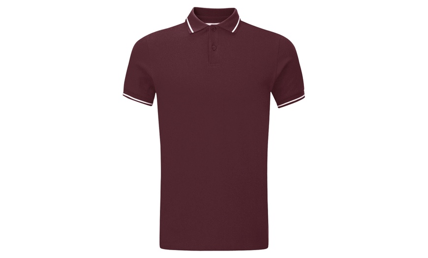 Image 14: Men's Collared Polo T-Shirt
